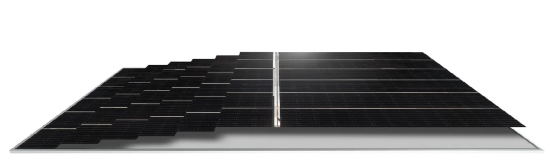 Half Cell Poly PV Fold Flexible Black Monocrystalline Photovoltaic Polycrystalline Module Mono Industry Use Solar Energy Power Panel with TUV, CE, SGS