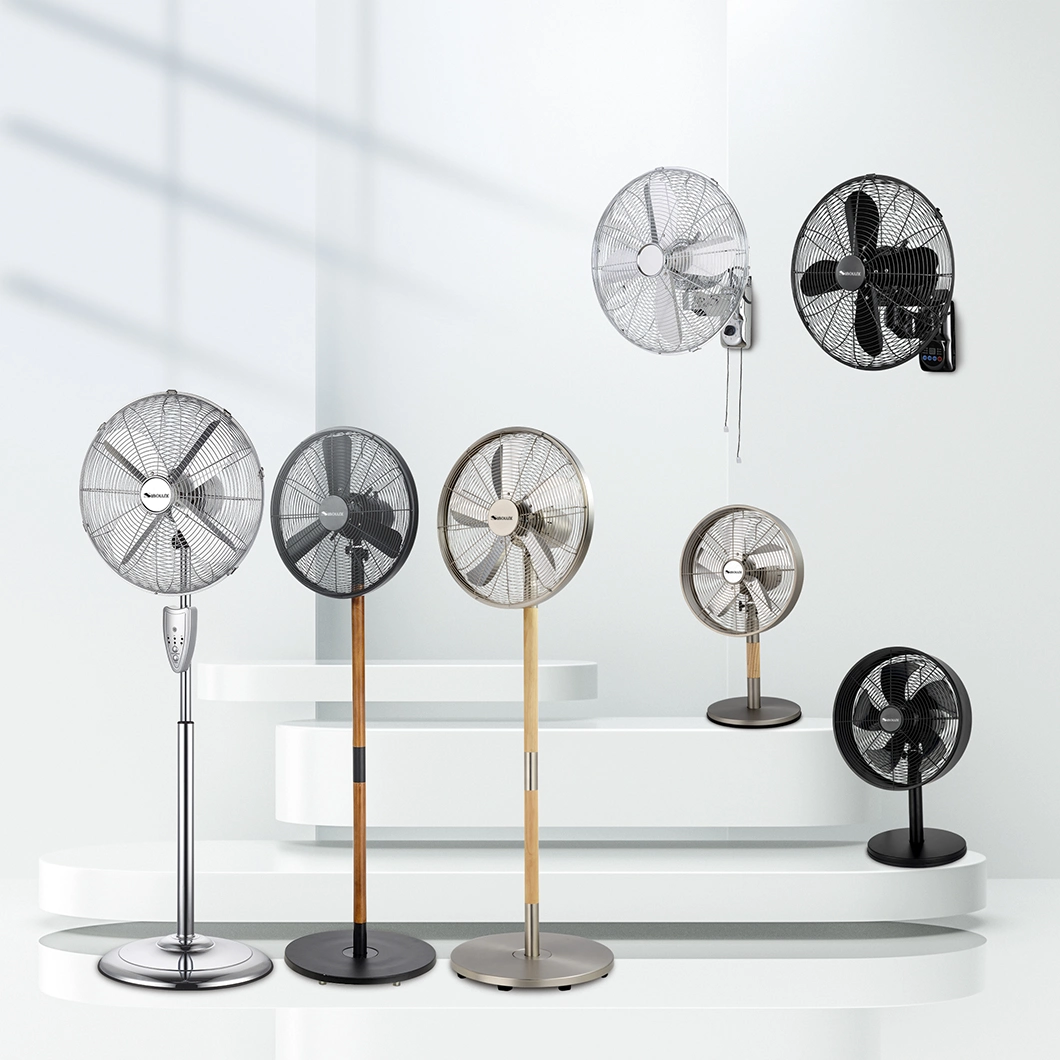 All Black Ventilation Fan 30cm Plastic Electric Fan Table Fan for Home and Office