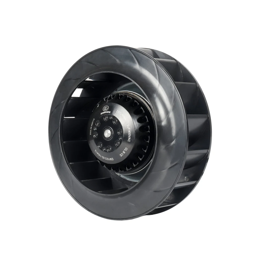 Industrial High Pressure Quiet AC 230V Blower Impeller Backward Curved Centrifugal Fan