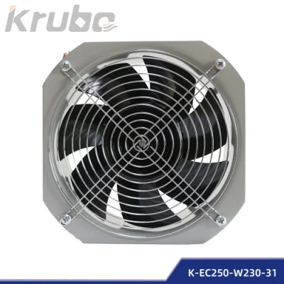 Blower Fan, Ec Axial Fan, 250mm, Ball Bearing, for Cabinet Refrigeration, Cooling (K-EC250-W230-31)