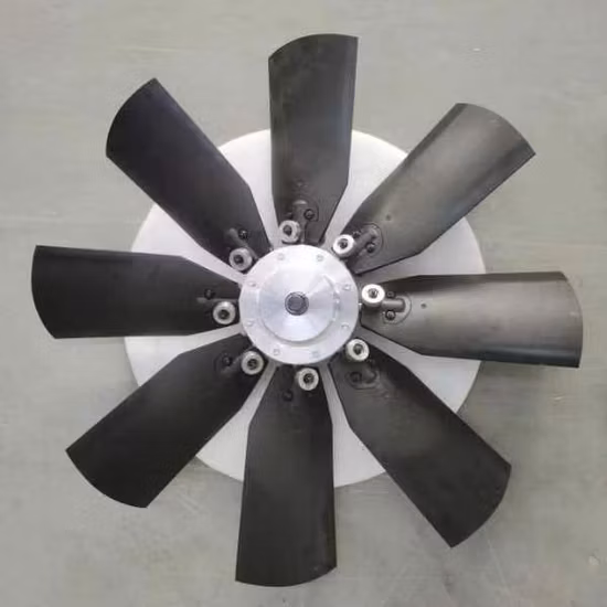 Solenoid Controlled Hydraulic Variable Angle Pag Axial Impeller Cooling Fan for Agricultural Machinery Harvesters.