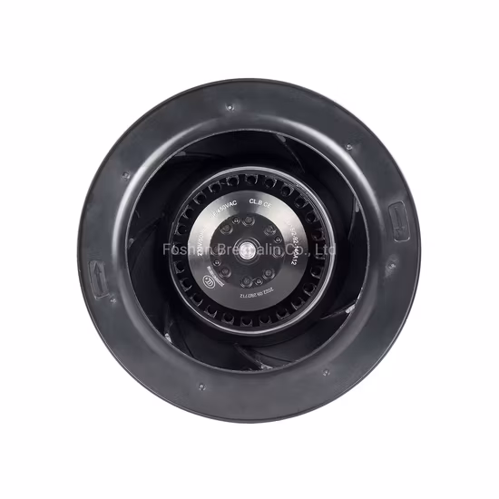Industrial High Pressure Quiet AC 230V Blower Impeller Backward Curved Centrifugal Fan