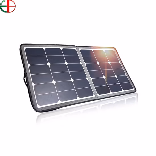TUV, CE, SGS Half Cell Poly PV Fold Flexible Black Monocrystalline Polycrystalline Module Mono Industry Use Solar Energy Power Panel with 25 Years Warranty