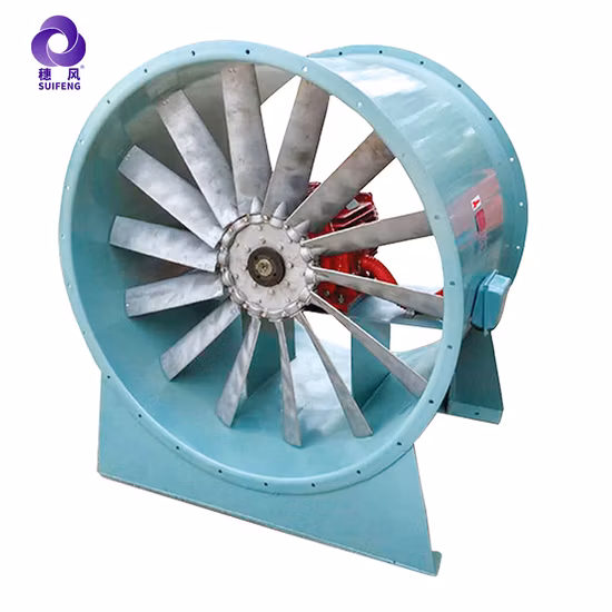 Axial Fan Ventilation Fan Axial Flow Fan Portable Ventilation Fans with Duct 300mm 12 Inch