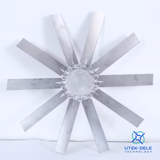 Adjustable Angle P3h Alu Axial Cooling Fan with 8 Blades for Ventilation Engine